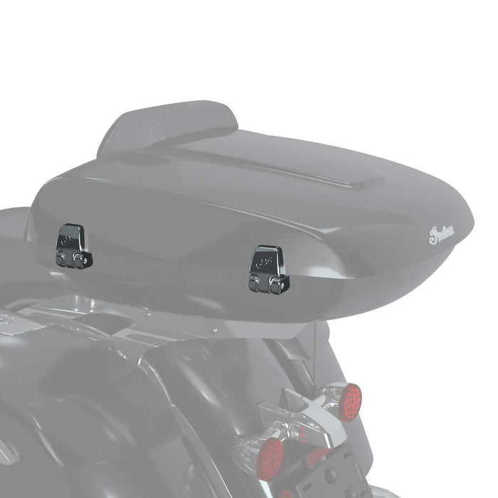 Indian Motorcycle Low Profile Trunk Hinges, Chrome | 2889737-156