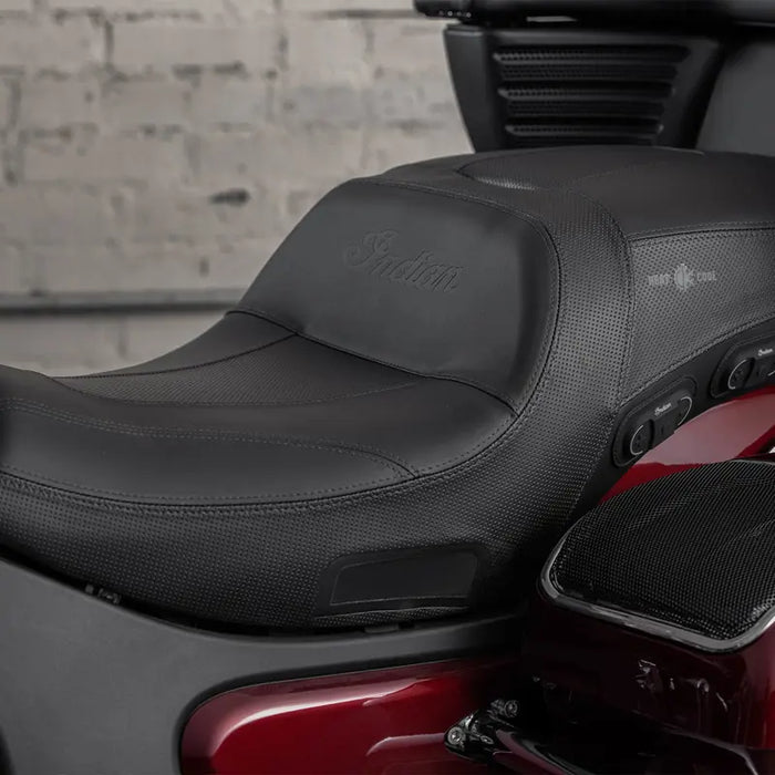 Indian Motorcycle ClimaCommand Comfort+ Seat, Black | 2890100-VBA