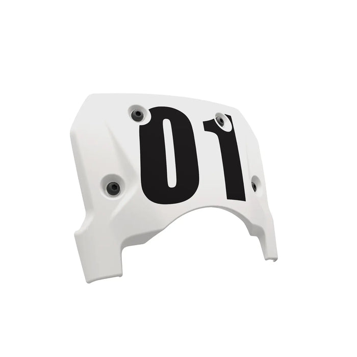 Indian Motorcycle FTR Front Number Plate - White, White Lightning | 2890142-599