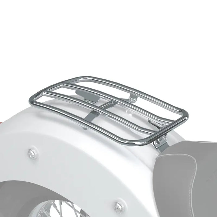 Indian Trunk Rack Indian Motorcycle Solo Luggage Rack, Chrome | 2890148-156 — Bair's ...