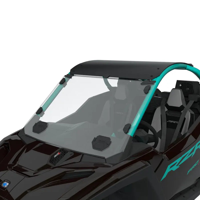 Polaris Lock & Ride Full Vented Windshield - Hard Coat Poly, 2-Seat | 2890376