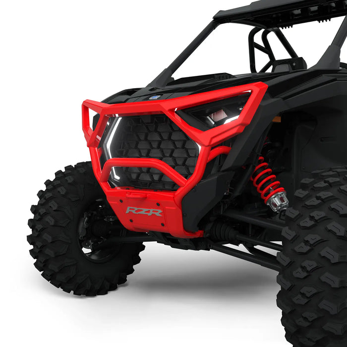 Polaris Front High Coverage Bumper, Red | 2890388-293