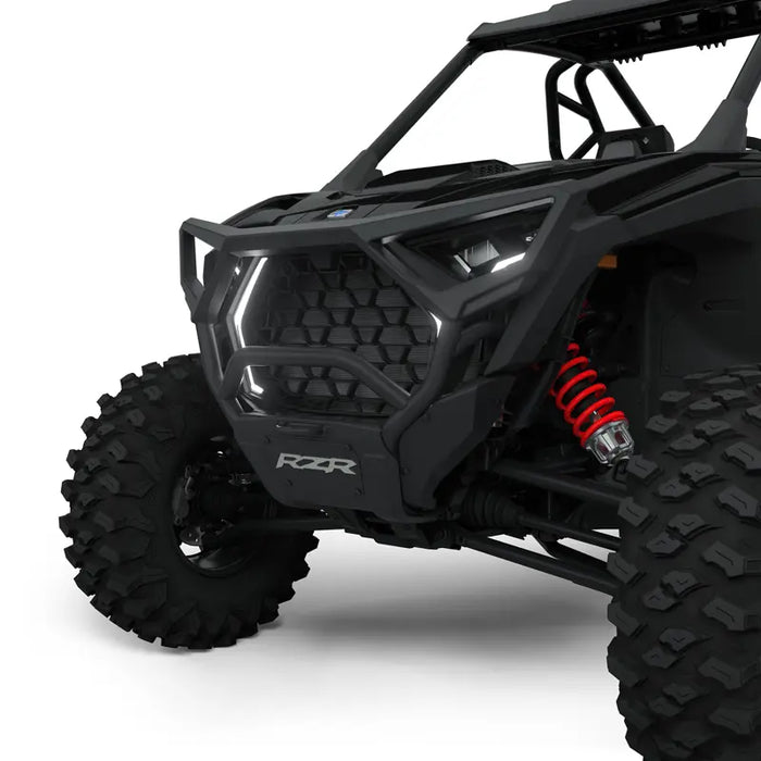 Polaris Front High Coverage Bumper, Matte Black | 2890388-458