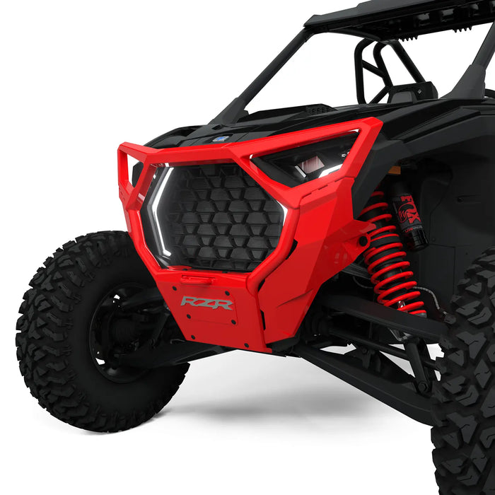 Polaris Front High Coverage Bumper, Red | 2890390-293