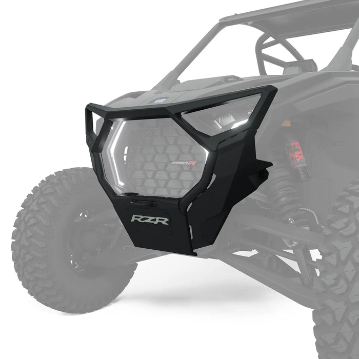 Polaris Front High Coverage Bumper, Matte Black | 2890390-458