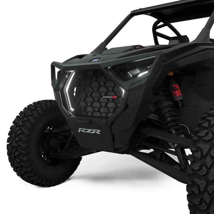 Polaris Front High Coverage Bumper, Matte Black | 2890390-458