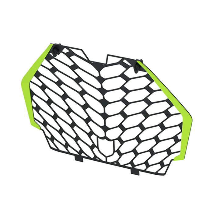 Polaris Pro Armor Aluminum Front Grille, Neon Lime | 2890406-801
