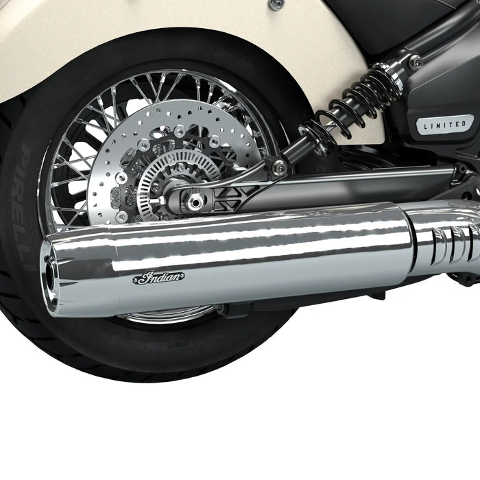 Indian Motorcycle Exhaust End Cap, Chrome | 2890570-156