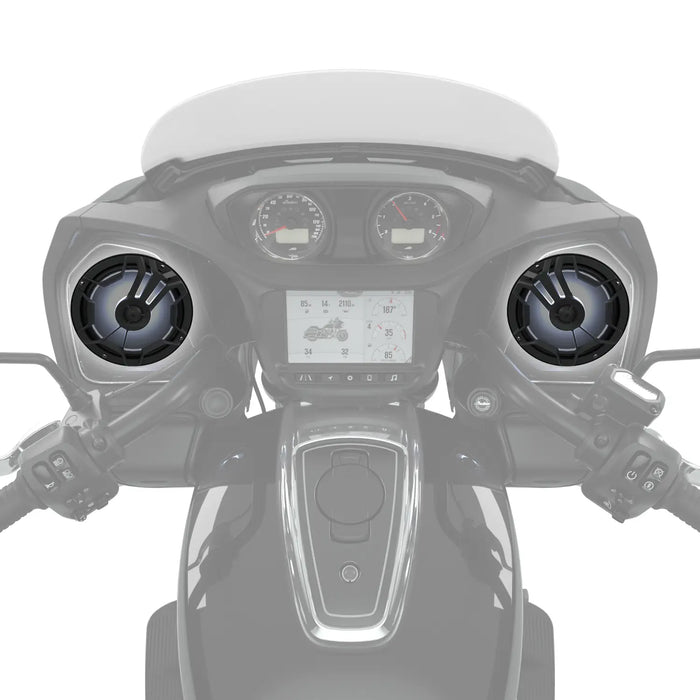 Indian Motorcycle PowerBand Audio Speakers with Bass Boost and UnderGlow, 6-1/2 in. | 2891582