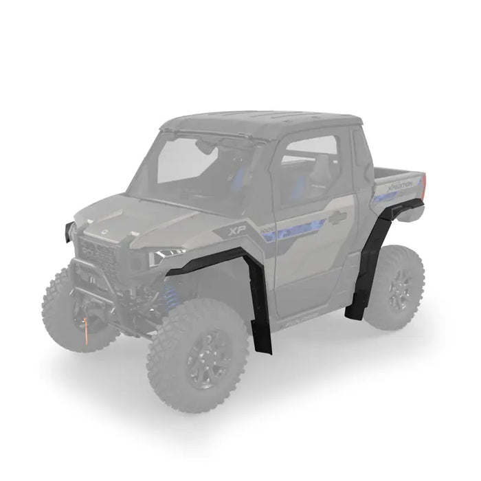 Polaris Full Coverage Fender Flares, Black | 2890638