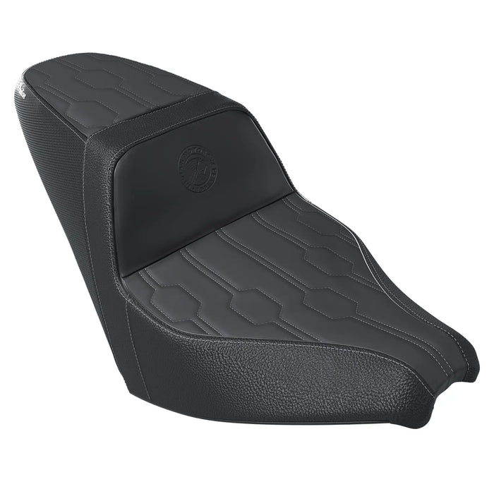 Indian Motorcycle 2-Up High Bolster Seat, Black | 2890997-VBA