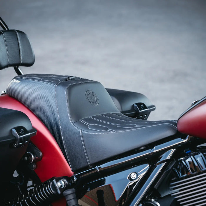Indian Motorcycle 2-Up High Bolster Seat, Black | 2890997-VBA