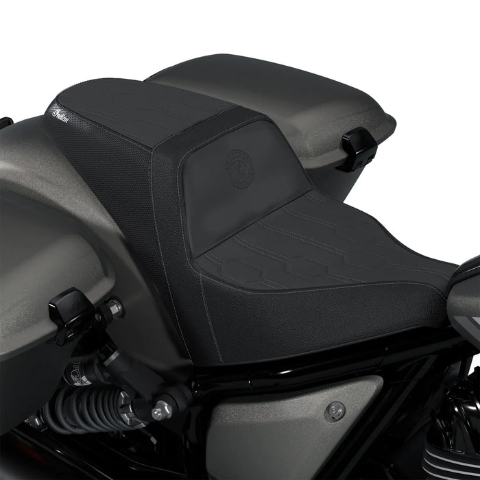 Indian Motorcycle 2-Up High Bolster Seat, Black | 2890997-VBA