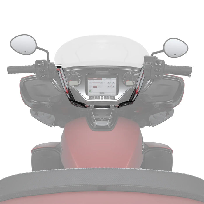 Indian Motorcycle Mitered Mid Rise Handlebar, Chrome | 2891023-156