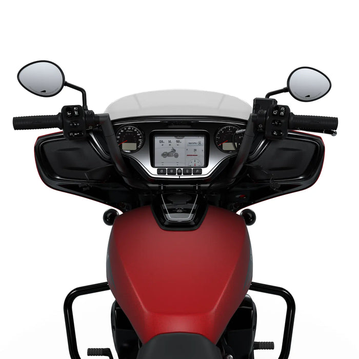 Indian Motorcycle Mitered Mid Rise Handlebar, Matte Black | 2891023-463