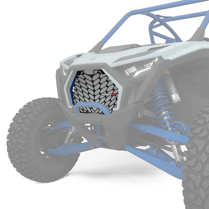 Polaris Pro Armor Aluminum Front Grille, Polaris Blue | 2891093-751