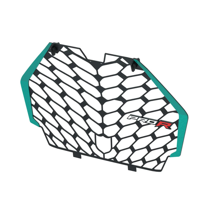 Polaris Pro Armor Aluminum Front Grille, Radiant Green | 2891093-887