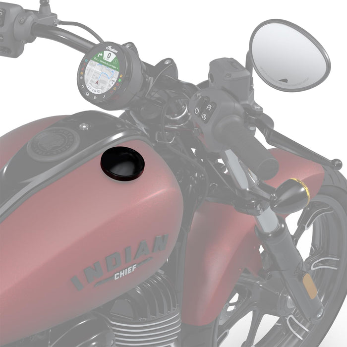Indian Motorcycle Fuel Cap, Black | 2891208