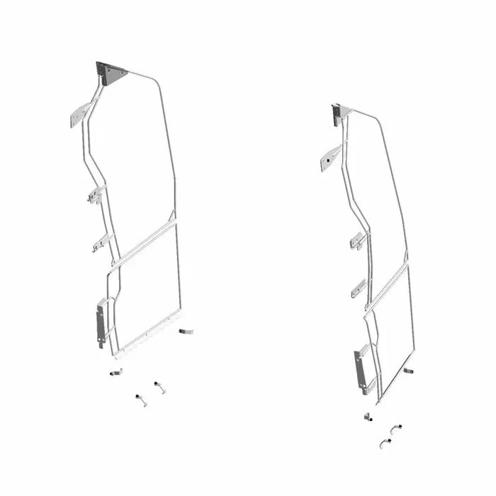 Polaris Zip Window Upper Doors for GENERAL, Front & Rear, Canvas, Set of 4 | 2891287