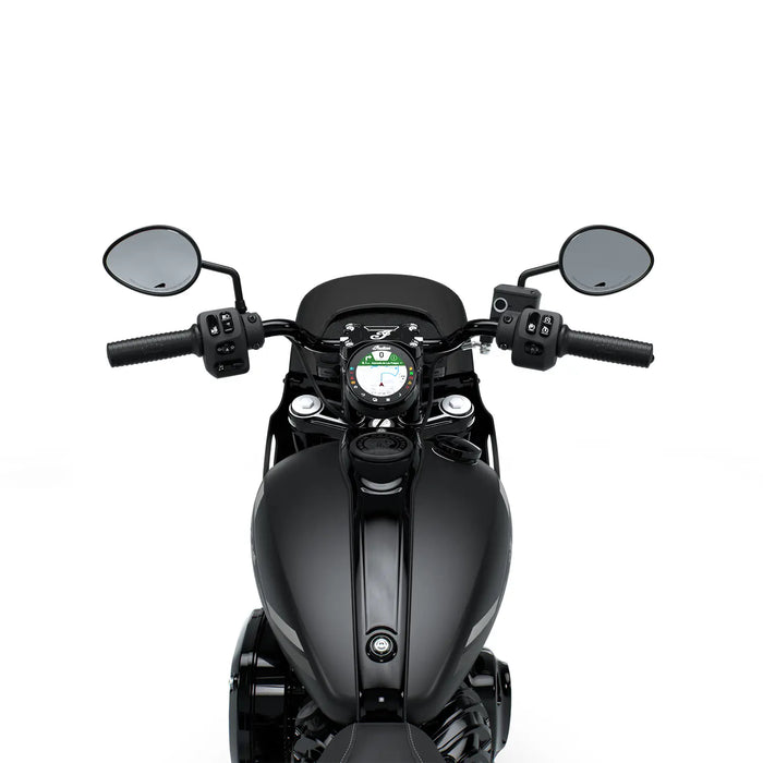 Indian Motorcycle 2" Reduced Reach Pullback Handlebars, Gloss Black | 2891593-266