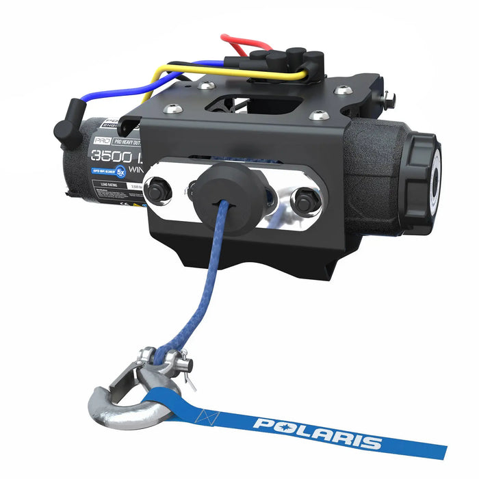 Polaris Pro Series 3,500 LB Winch Kit with Synthetic Rope | 2891614