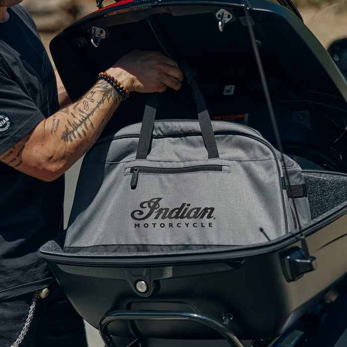 Indian Motorcycle Spirit Lake Trunk Liner Travel Bag, Black & Gray | 2891697