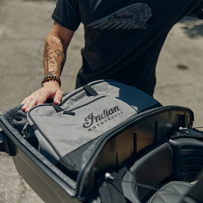 Indian Motorcycle Spirit Lake Trunk Liner Travel Bag, Black & Gray | 2891697