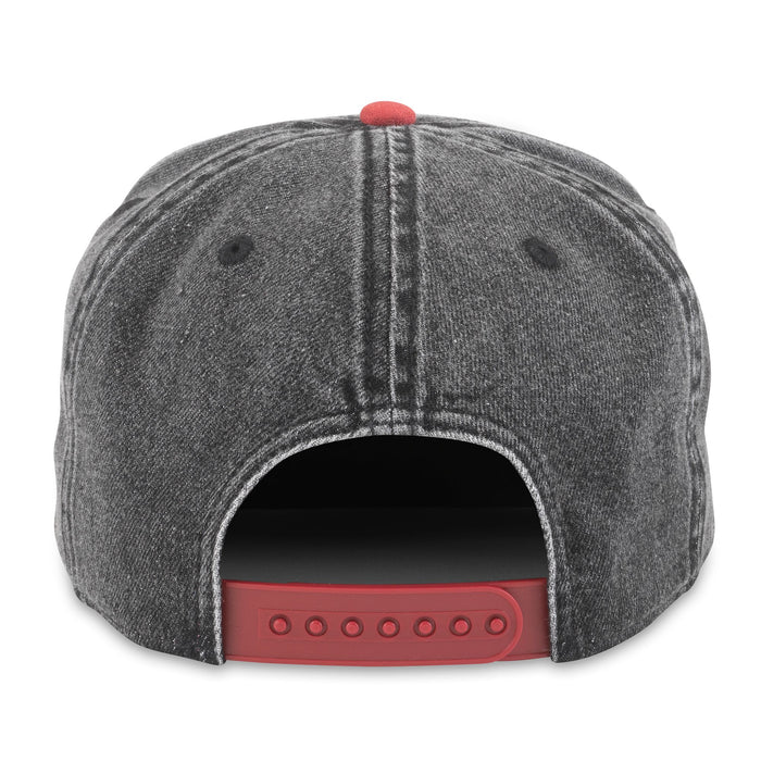 Indian Motorcycle Fulton Hat, Black Denim/Red | American Needle Inc