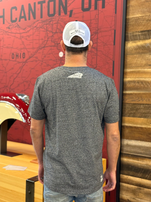 Indian Motorcycle Men's IMC Logo Print T-Shirt, Gray | 2866610