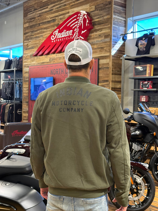 Indian Motorcycle Men's Logan Bomber, Green | 2865666