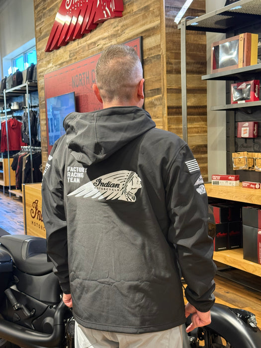 Indian Motorcycle Race Replica Soft Shell Jacket, Black | 2866691