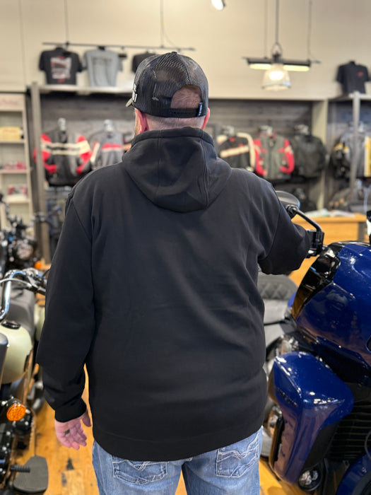 Indian Motorcycle Men's Essential Script Logo Hoodie, Black | 2865729