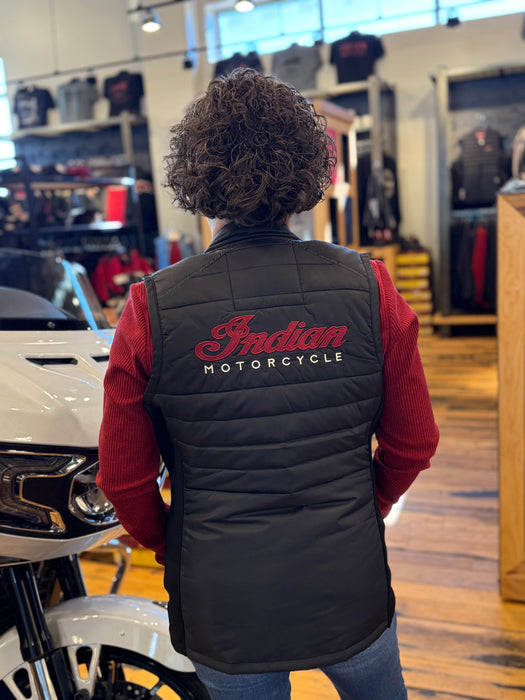 Indian Motorcycle Women's Clayton Thermo Vest, Black | 2865678