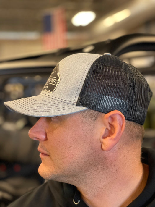 Bair’s Powersports Triangle Hat, Gray