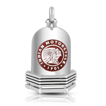 Indian Motorcycle Steel Horse Jewelry Red 1901 Roundel Road Bell