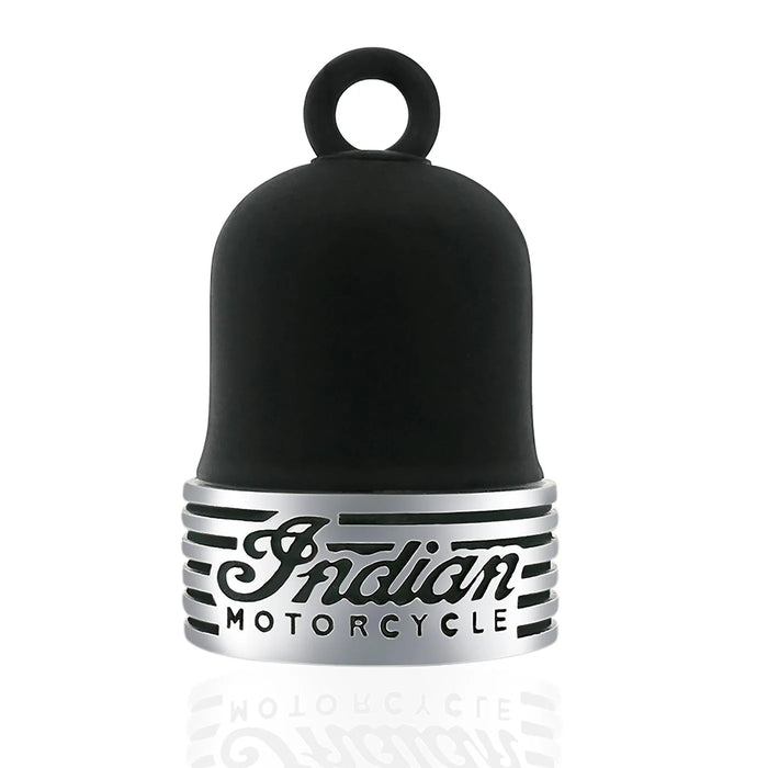 Indian Motorcycle Steel Horse Jewelry Black Script Logo Road Bell | IMRB009