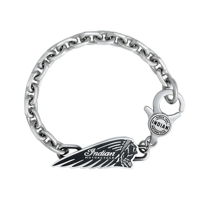 Indian Motorcycle Steel Horse Jewelry Men's IMC Headdress Bracelet | IMSB001