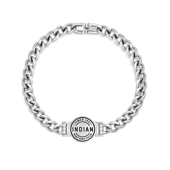 Indian Motorcycle Steel Horse Jewelry Men's Classic Circle Bracelet | IMSB003-9