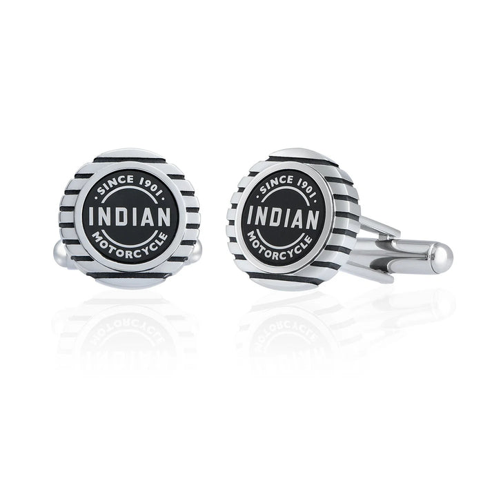 Indian Motorcycle Steel Horse Jewelry Engine Lines Cufflinks | IMSC003