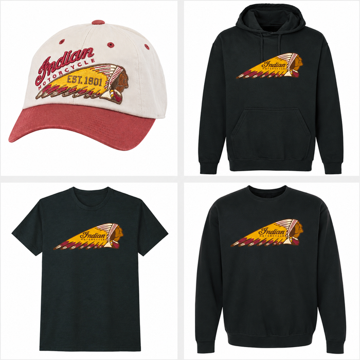 Bair’s Indian Motorcycle Iconic Headdress Gift Bundle
