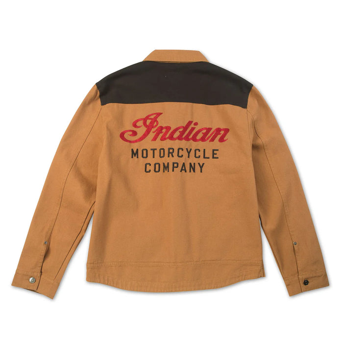 Indian Motorcycle Dutton Jacket, Black/Whiskey | American Needle Inc