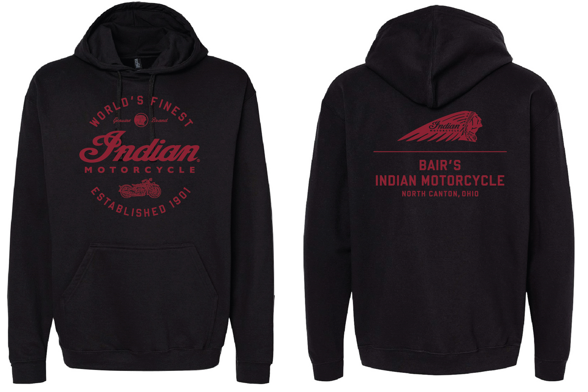 Sweat à Capuche American Motorcycle Indian Bikers Club - Design Moto Original