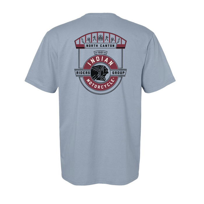 Indian Motorcycle Riders Group T-Shirt, Blue | North Canton
