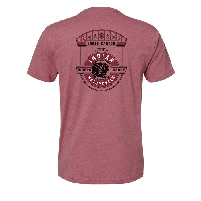 Indian Motorcycle Riders Group T-Shirt, Red | North Canton