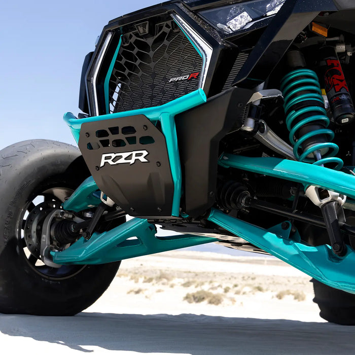 Polaris Pro Armor Aluminum Front Grille, Radiant Green | 2891093-887