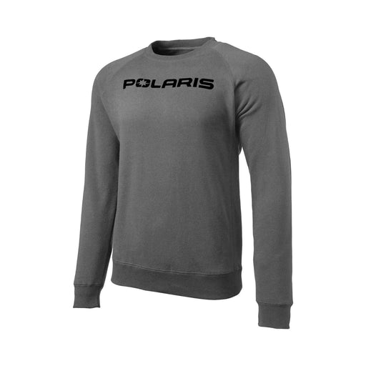 Polaris Men's Crew Sweatshirt, Gray | 2833067 - Bair's Powersports