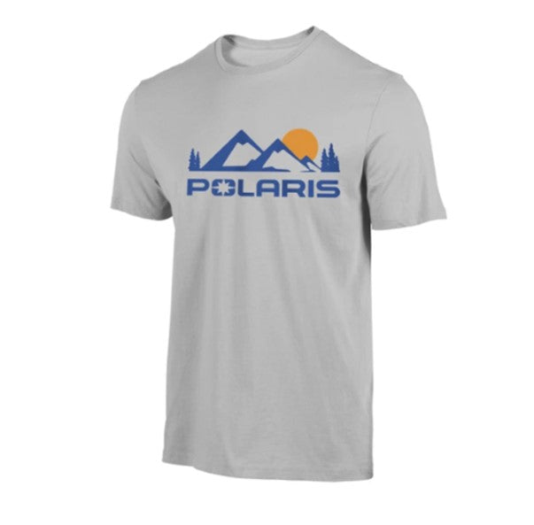 Polaris Men's Mountain Tee, Gray | 2833084 - Bair's Powersports
