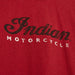 Indian Motorcycle Men's Marl Script Logo Tee, Red | 2833265 - Bair's Powersports