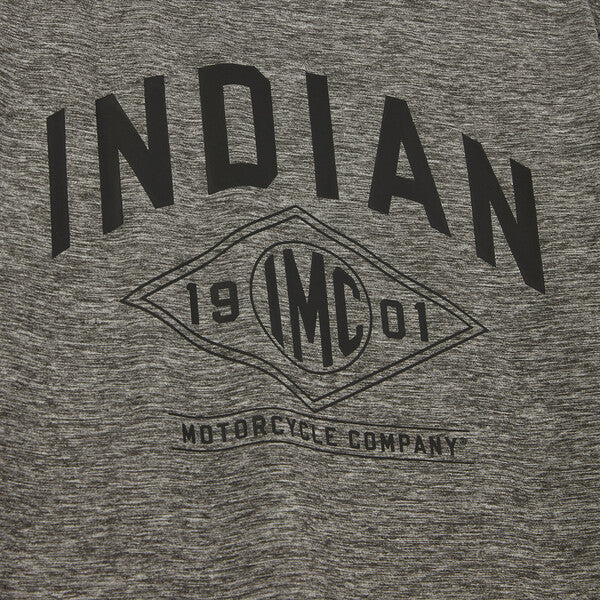 Indian Motorcycle Men's IMC 1901 Block Tee, Gray | 2833271 - Bair's Powersports