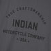 Indian Motorcycle Men's True Craftsmanship USA Tee, Gray | 2833273 - Bair's Powersports